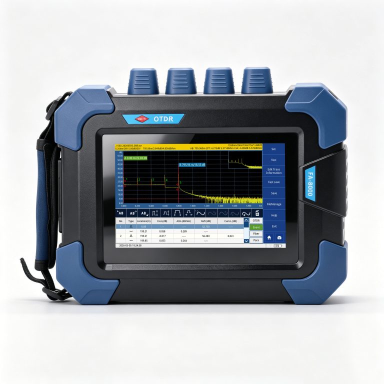 VAEYI Technology Launches FA8000 PON Network Line Comprehensive Tester: 45 dB Dynamic Range Penetrates 1×128 Splitters — illustration